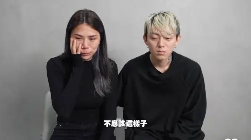 蕾菈(左)痛哭承認吸食大麻,與老公湯宇道歉。(圖/翻攝蕾菈IG ▲蕾菈(左)痛哭承認吸食大麻,與老公湯宇道歉。(圖/翻攝蕾菈IG)
