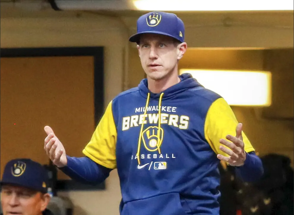 ▲芝加哥小熊挖角現釀酒人主帥Craig Counsell，並開出史上最大教練合約。（圖／美聯社／達志影像）