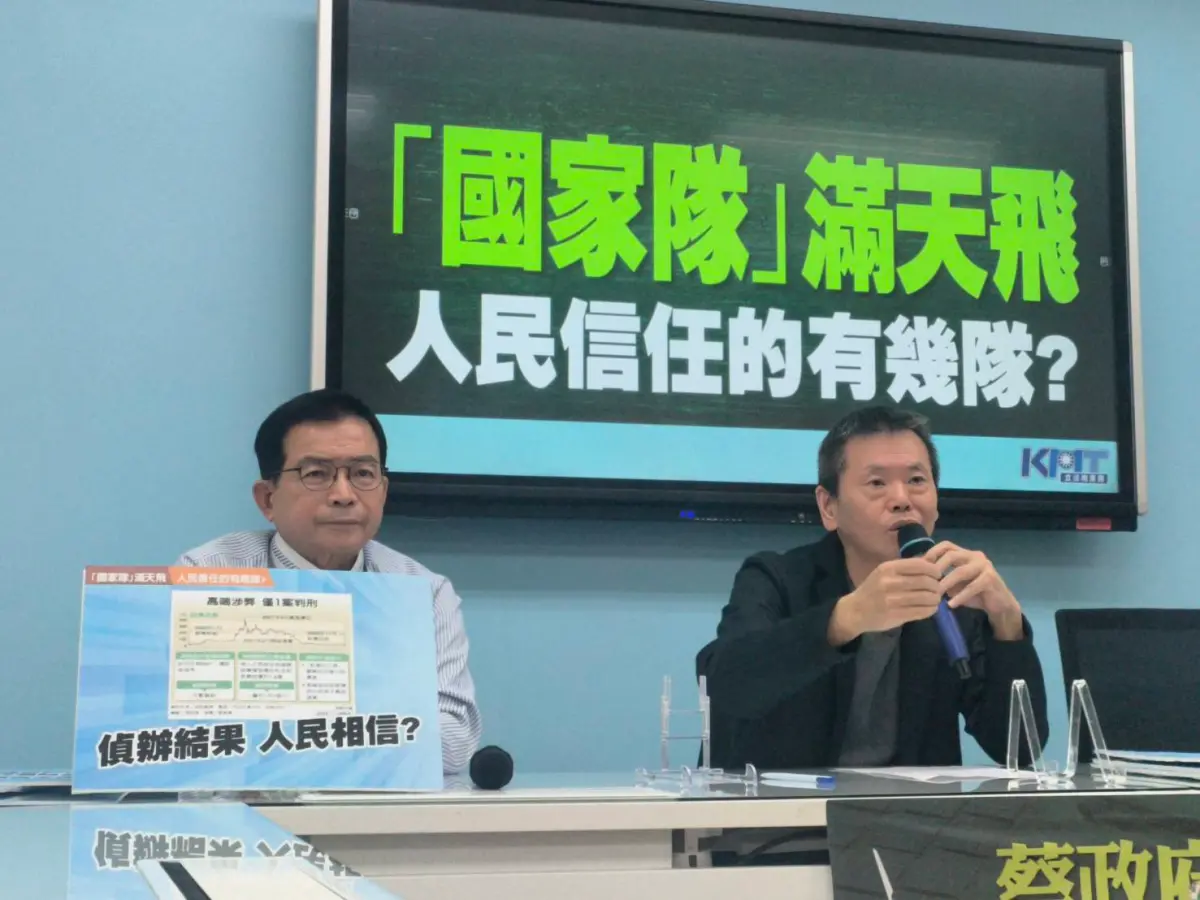 ▲國民黨立委林為洲（右）稱，找姚立明當競總主委是要加深藍白和矛盾。（圖／國民黨提供）