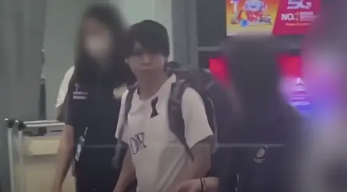 ▲今年10月抓到一名30歲的日本男子，搭機抵達曼谷時遭查獲跟毒品「覺醒劑」的走私案有關。（圖／翻攝自影片）