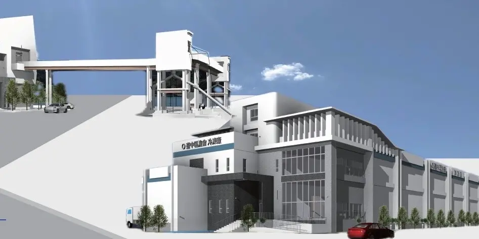 ▲梧棲漁港「製冰廠」及「冷凍廠」工程模擬圖(圖／市政府提供2023.11.8)