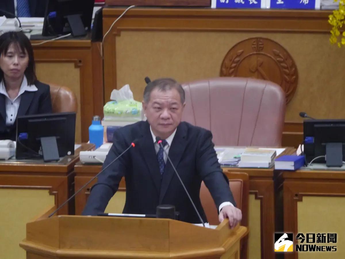 ▲新北市議會民進黨團質詢治安維護、槍枝管理等問題，警察局長廖訓誠強調全力維護社會安全。（圖 ／記者吳嘉億攝，2023.11.8）