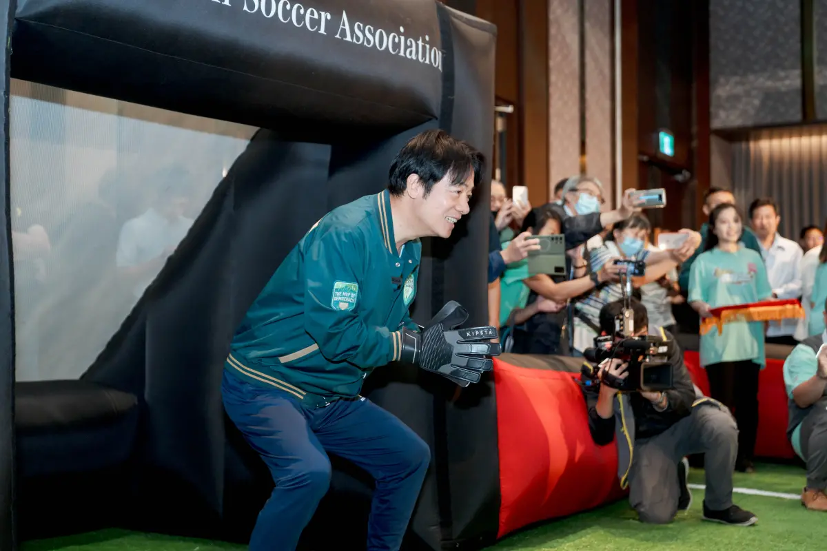 ▲賴清德今天下午出席「體育Team Taiwan」後援會成立大會。（圖／賴清德競總提供）