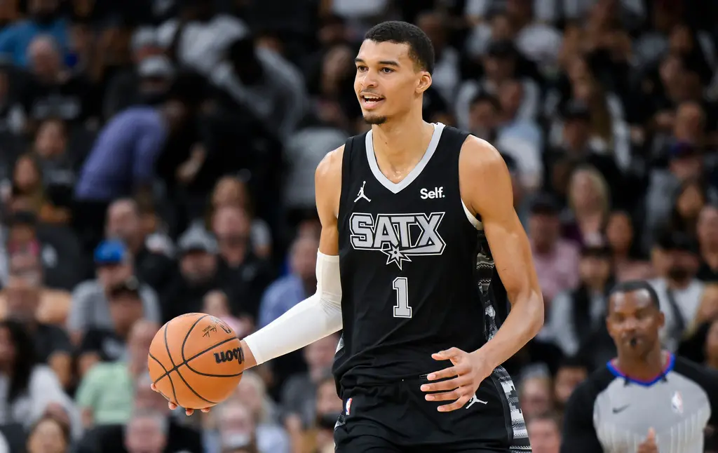 ▲馬刺球星Victor Wembanyama。（圖／美聯社／達志影像）