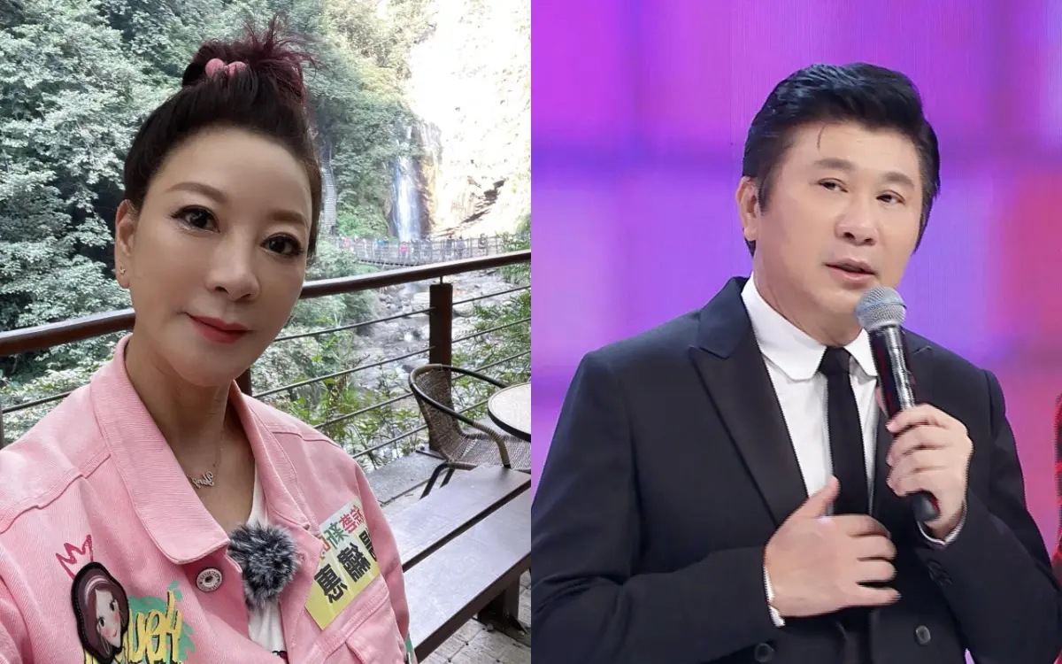 ▲楊繡惠（左）在臉書向胡瓜告白，揭5年前暖舉。58歲的她仍未放棄結婚夢。（圖／楊繡惠臉書、民視提供）