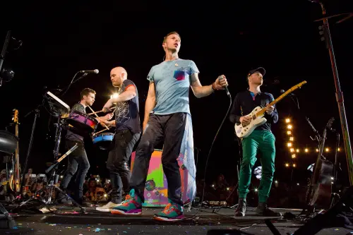 搖滾天團Coldplay魅力席捲高雄　號召歌迷回收LED手環
