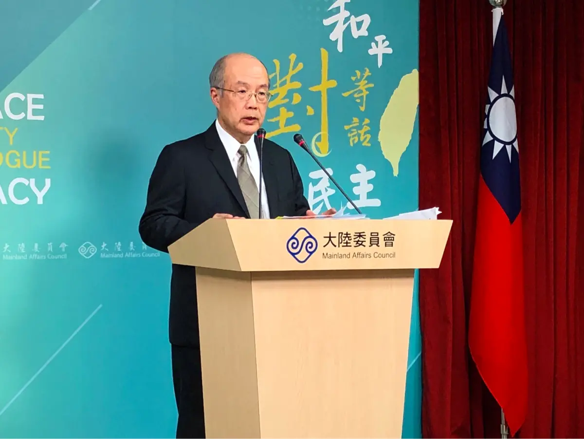 ▲陸委會發言人詹志宏。（資料照片）