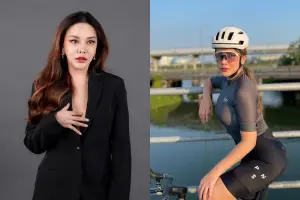 幾年後的現在她已成為自創美妝品牌的女性企業家,私底下還會參加鐵人三項競賽。(圖/翻攝自Instagram) ▲幾年後的現在她已成為自創美妝品牌的女性企業家,私底下還會參加鐵人三項競賽。(圖/翻攝自Instagram)