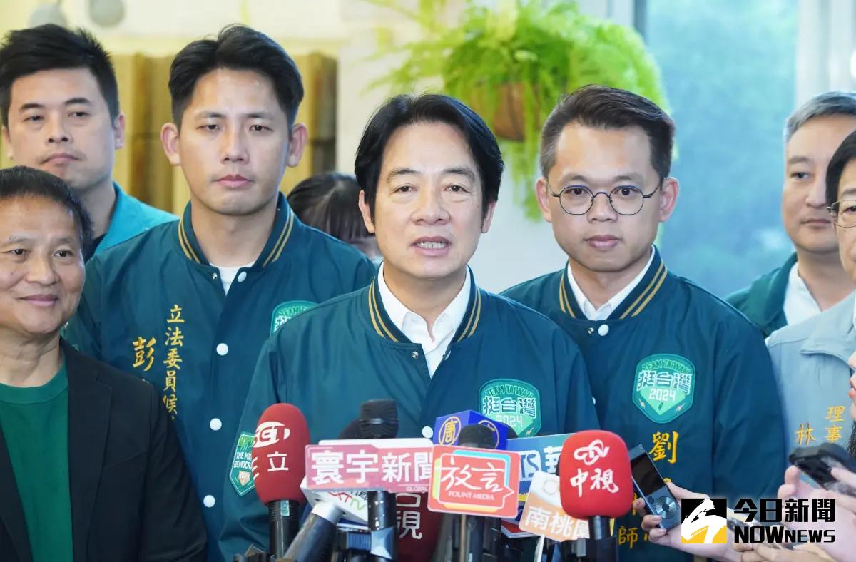 ▲賴清德表示，不管藍白合不合、要怎麼合，「賴清德都是最好的選擇，因為我是所有候選人中，最能守護中華民國台灣的國家利益，這是無庸置疑的。」（圖／記者李春台攝，2023.11.10）