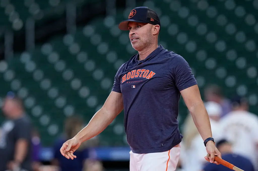 ▲根據《ESPN》報導透露，太空人管理層決定提拔板凳教練Joe Espada，擔任球隊新任主帥。（圖／美聯社／達志影像）