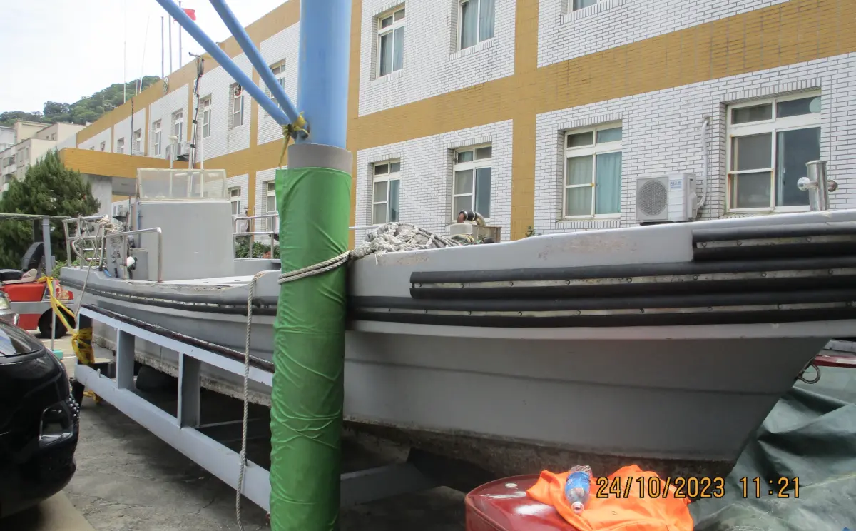 ▲ 行政執行署士林分署以34萬4千元拍定中國籍越界快艇（圖／士林分署提供）