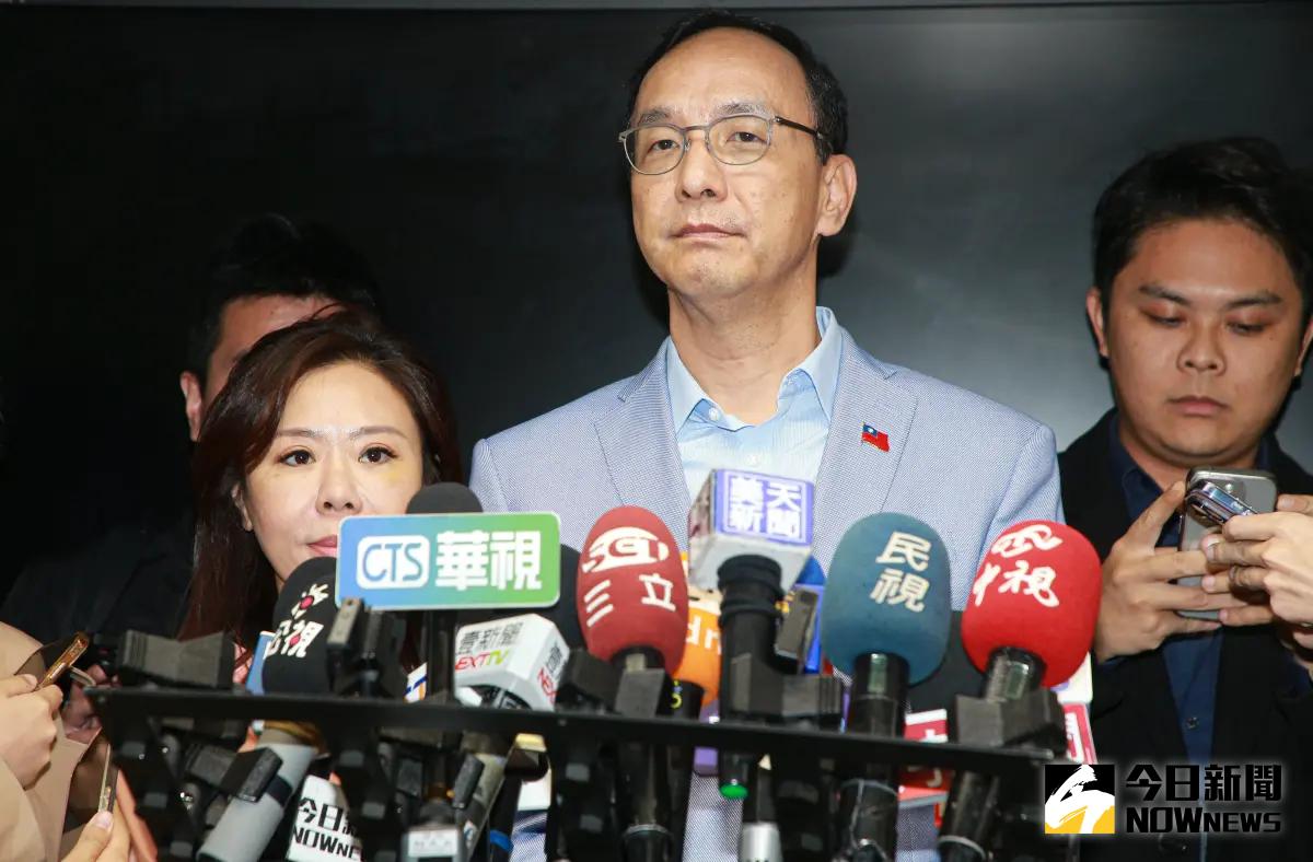 ▲國民黨黨主席朱立倫表示，統計誤差不是他可以發明或改變的。（圖／資料照片）