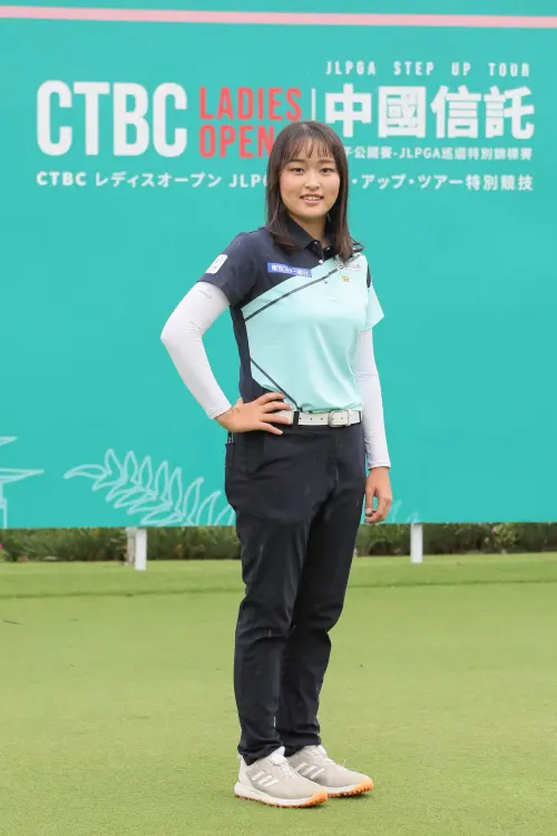 ▲今年加入「中國信託女子高爾夫之星」的19歲高球女將吳佳晏勇奪今年度日次巡獎金后座，提前取得2024年JLPGA正巡賽事的參賽資格。（圖／品牌提供）