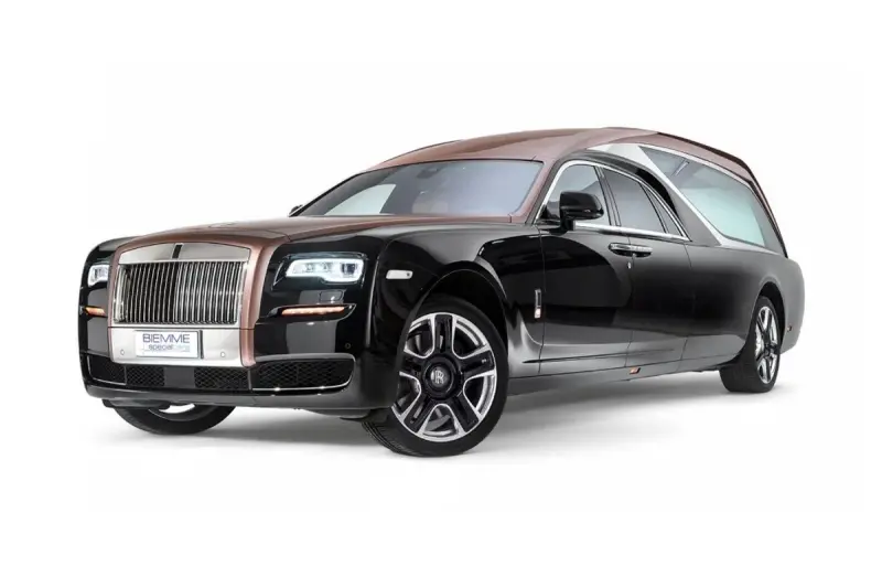▲ 生前坐Rolls-Royce Ghost，走的時候當然要坐Rolls-Royce Ghoster靈車 