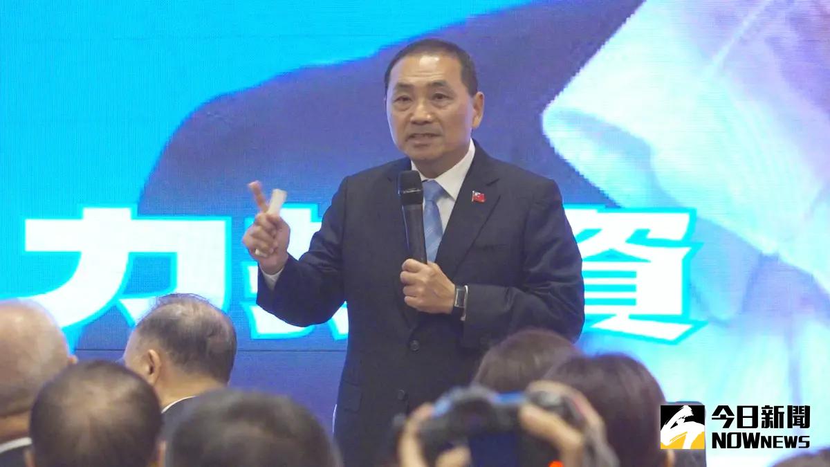 ▲藍白合卡關，侯友宜希望藍白能照承諾，整合成功。（圖／記者嚴俊強攝）