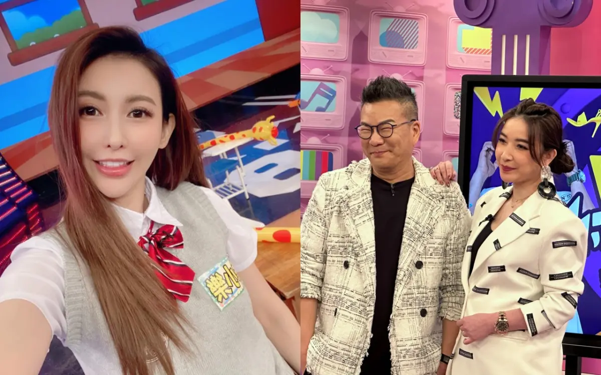 ▲愷樂（左）被爆離婚想復出演藝圈，沈玉琳全力支持，也替她抱不平。（圖／愷樂臉書、記者黃盈容攝）