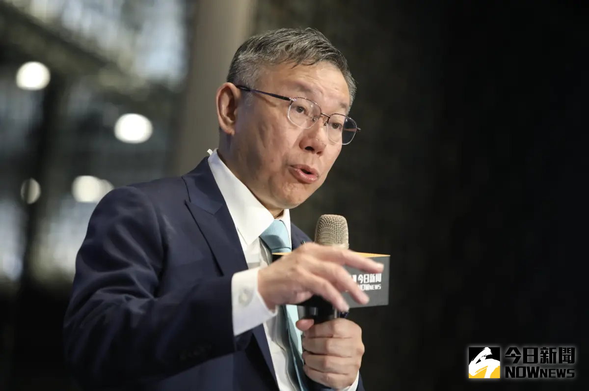 ▲民眾黨總統參選人柯文哲今（15）日出席《NOWnews今日新聞》舉辦的《2024總統大選青年論壇》，回答現場學生提問。（圖／NOWnews攝影中心）