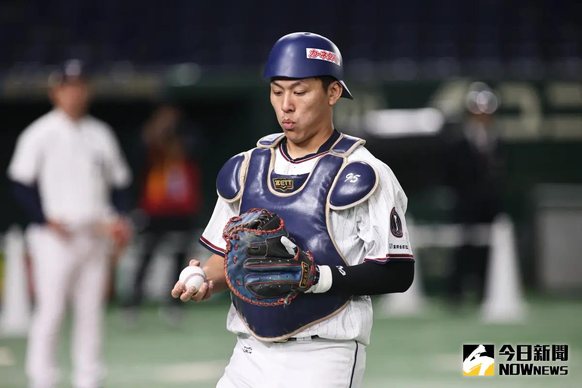 ▲2023亞冠賽中華隊捕手戴培峰。（圖／記者葉政勳攝 , 2023.11.15）