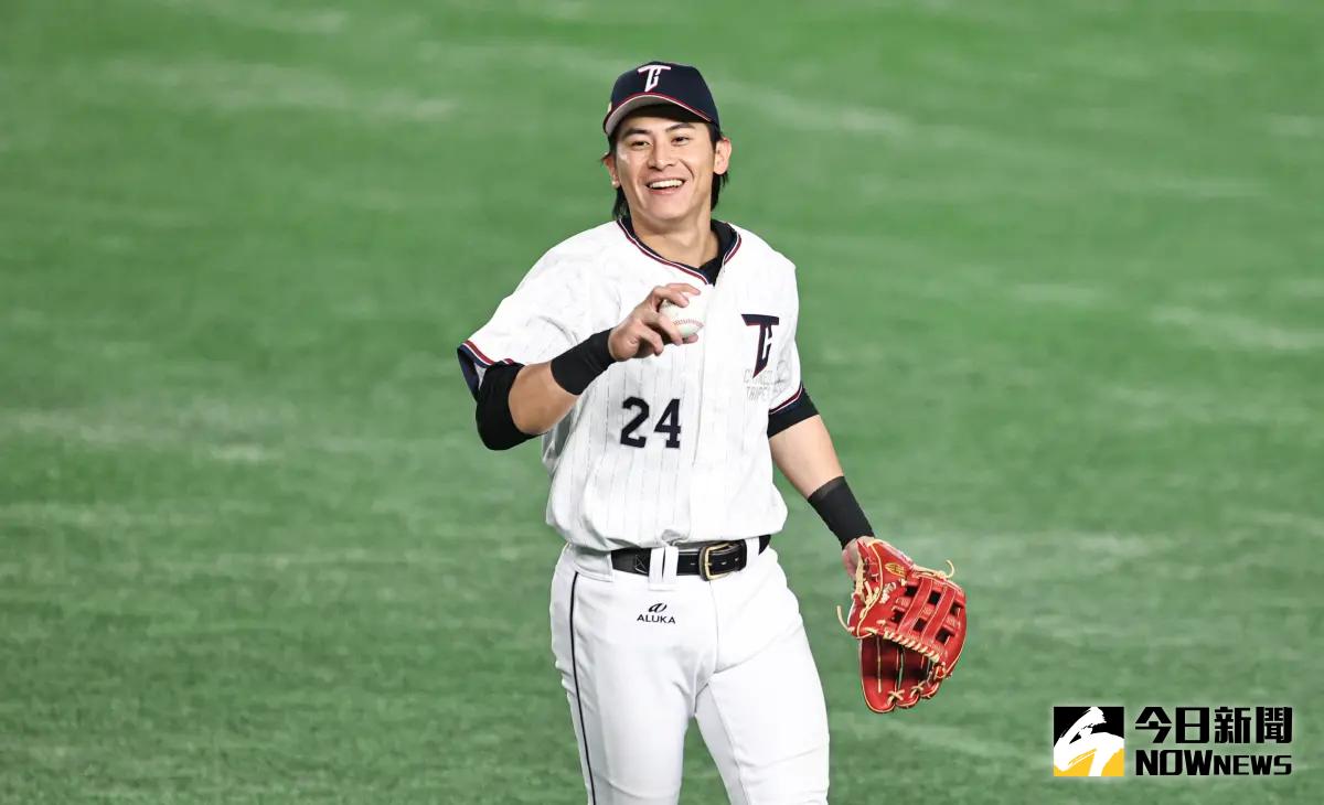 ▲2023亞冠賽中華隊外野手陳傑憲。（圖／記者葉政勳攝 , 2023.11.15）