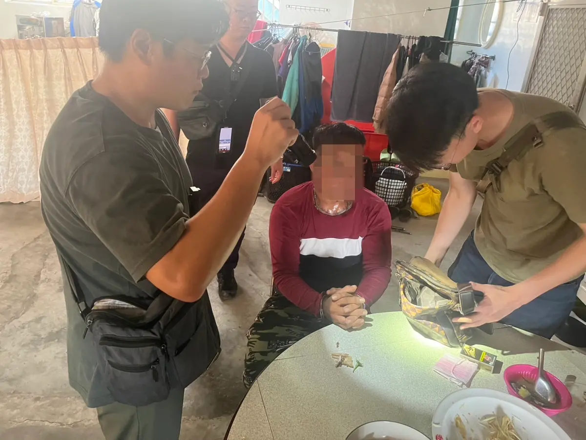 ▲竹崎分局專案小組花一個多月長期調閱監視器數十組及現地訪查，循線查獲拘捕瓦嫌（圖／嘉義縣警察局竹崎分局提供）
