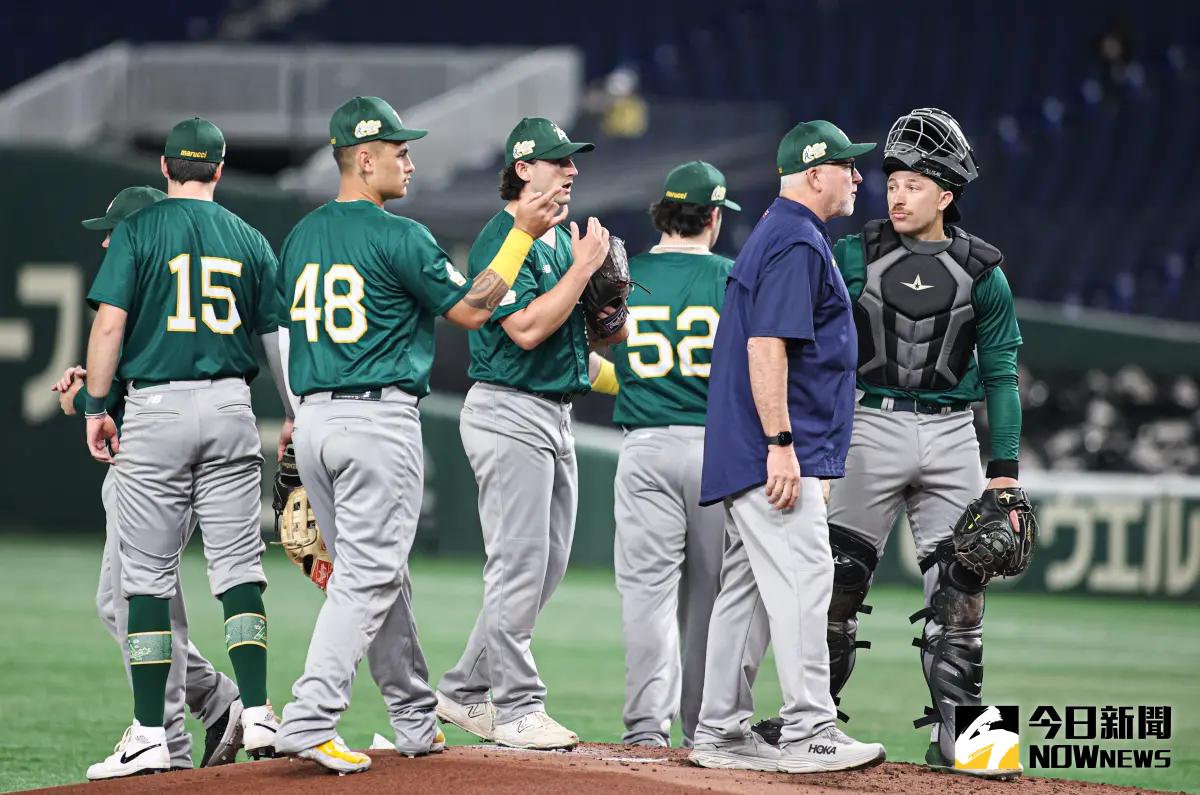 ▲澳洲隊在國際賽場上屢屢扮演「巨人殺手」，不僅曾粉碎日本奧運金牌夢，更在2023年WBC擊敗韓國，成為本屆經典賽C組的隱藏魔王。（圖／記者葉政勳攝）