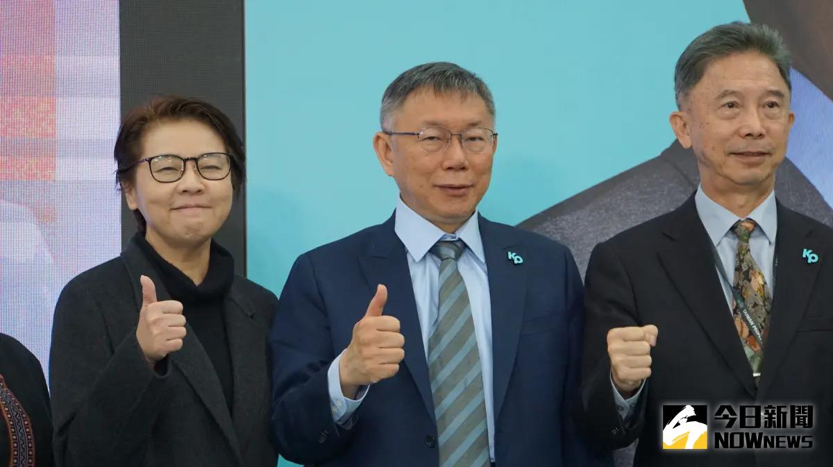 ▲民眾黨總統參選人柯文哲在全國競總舉行「共融多元 族群文化政策」記者會。（圖／記者呂炯昌攝，2023.11.16）