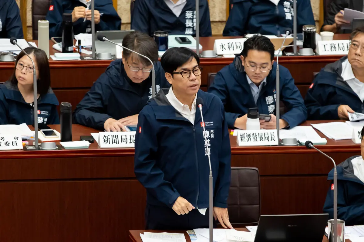 ▲高雄市長陳其邁今（16）日赴議會接受市政總質詢。（圖／高雄市政府提供）