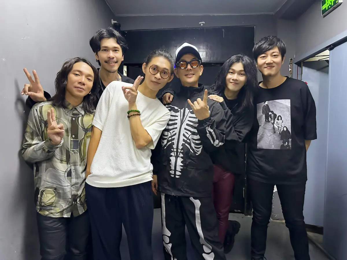 ▲麋先生長沙場的演唱會由任賢齊（右三）擔任嘉賓。（圖／相信音樂提供）