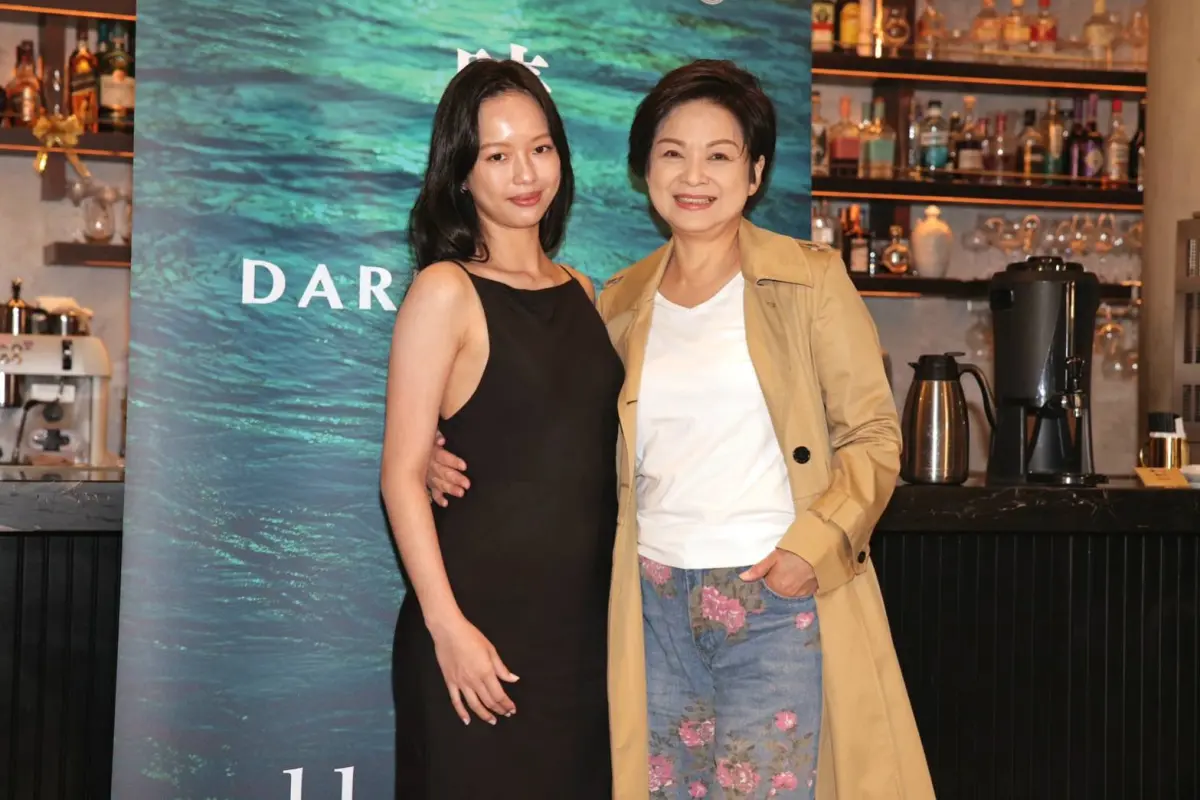 ▲楊貴媚（右）感嘆沒合作過侯孝賢，王渝屏感念陳慧翎帶入行。（圖／記者蔡依庭攝）