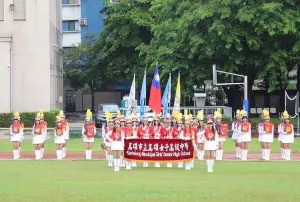 ▲高雄女中樂儀隊緊鑼密鼓排演，希望在表演當天呈現最完美演出。（圖／高市府提供）