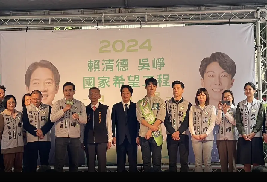 ▲賴清德再度赴新北替吳崢輔選。（圖／記者陳佩君攝，2023.11.17）