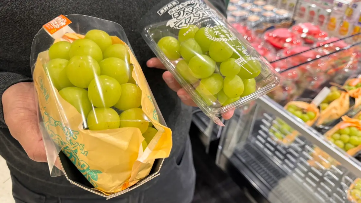 ▲家樂福麝香葡萄買2送1，並且比原包裝增量1.5倍。（圖／家樂福提供）