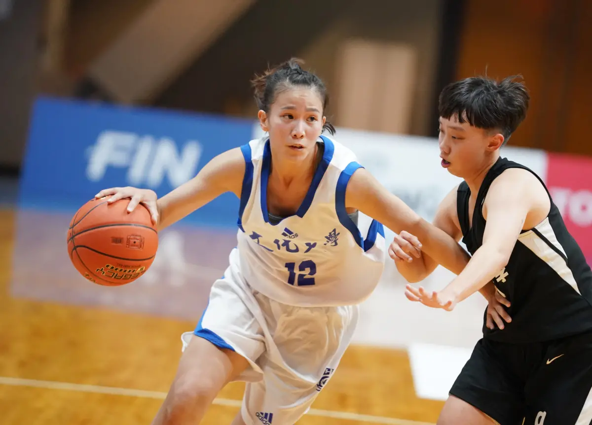 ▲文化大學王玥媞貢獻7分、4抄截。大專體總提供