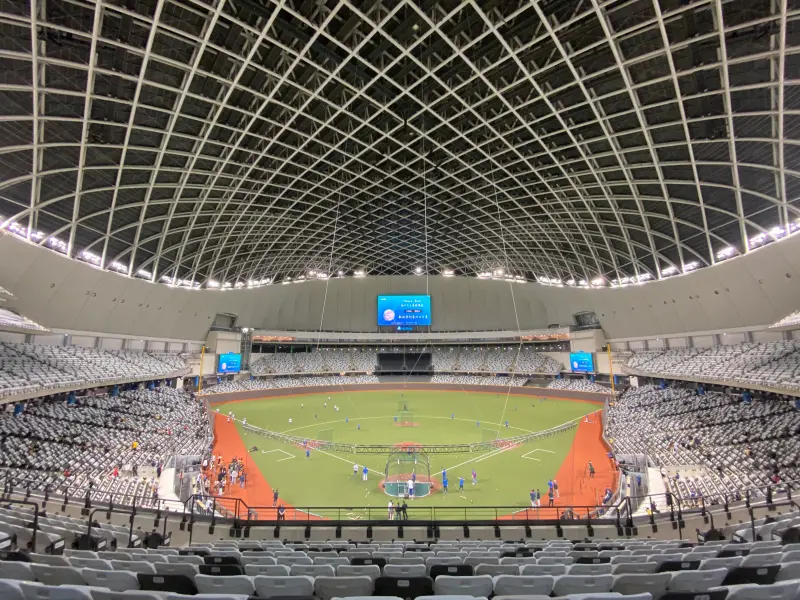 ▲2023亞錦賽台北大巨蛋將加開外野4千個座位，卻又再度完售。（圖／記者陳明中攝）