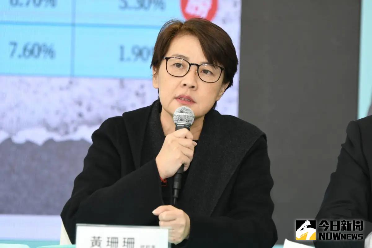 ▲柯文哲競選總幹事黃珊珊。（圖／記者林調遜攝）