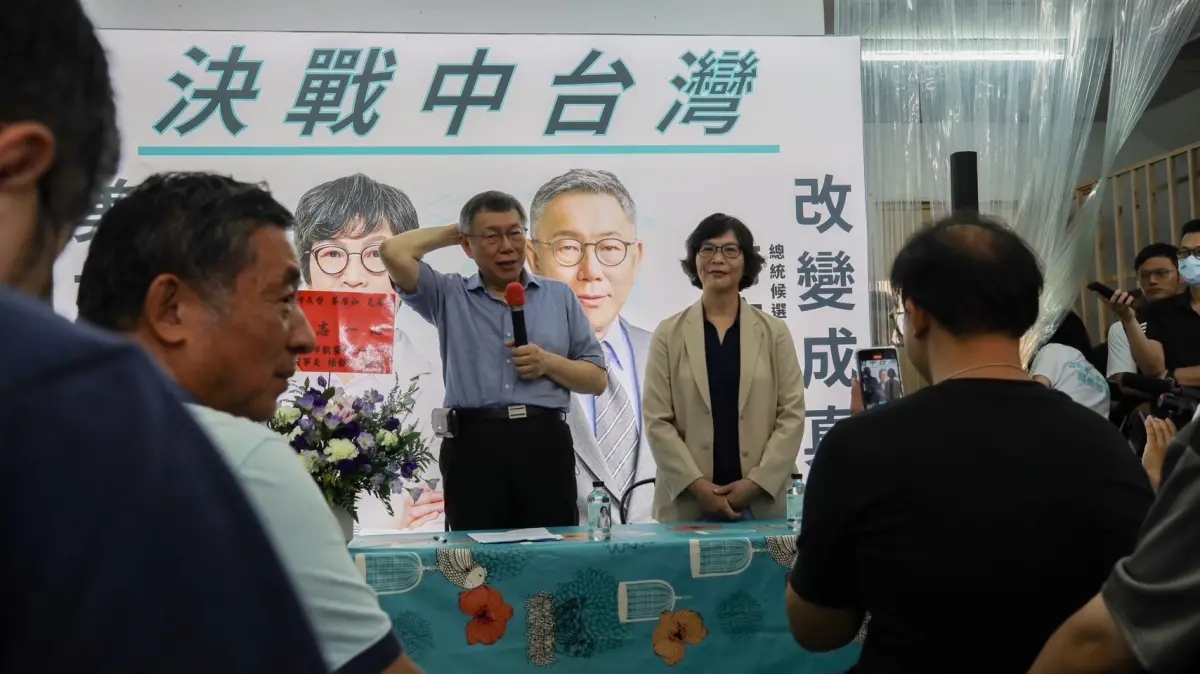 ▲蔡壁如認為柯文哲高度展現政治家風範，民調真實數據也已顯示誰能領頭贏得勝選。（圖／蔡壁如提供，2023.11.18）