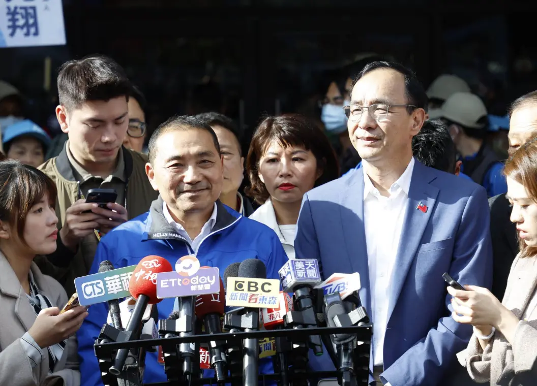 ▲藍白合瀕臨破局，侯友宜說，柯文哲面對黨內壓力，會多多包容。（圖／國民黨提供）