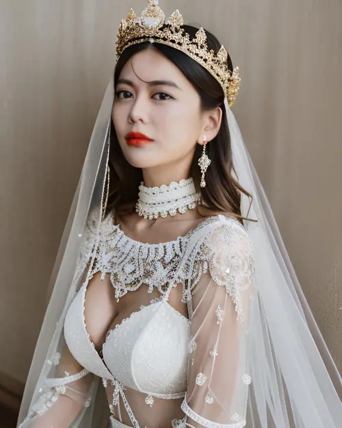 ▲白癡公主只花60元就打造出AI婚紗照。（圖／翻攝自白癡公主IG）