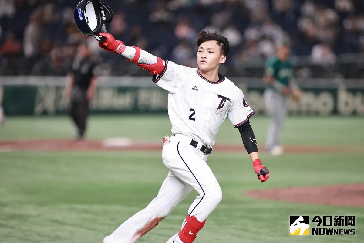 ▲2023亞冠賽中華隊季軍戰靠著郭天信的再見安打終場以4:3擊敗澳洲隊。（圖／記者葉政勳攝 , 2023.11.19）