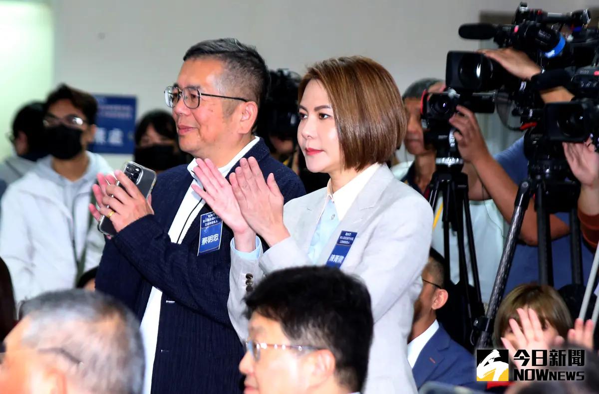 ▲國民黨立委陳菁徽（右）下週一將前往法院出庭作證（圖／記者吳翊緁攝，2023.11.19）