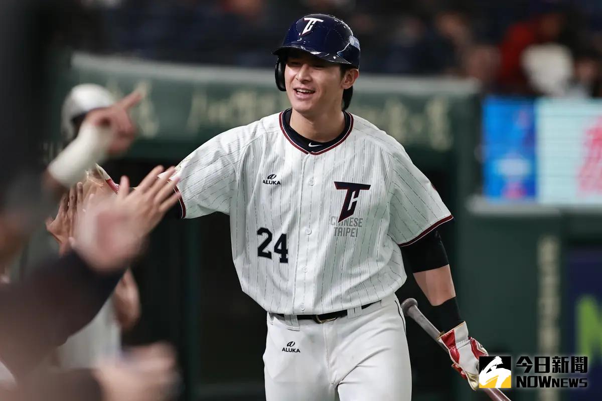 ▲2023亞冠賽中華隊外野手陳傑憲。（圖／記者葉政勳攝 , 2023.11.19）