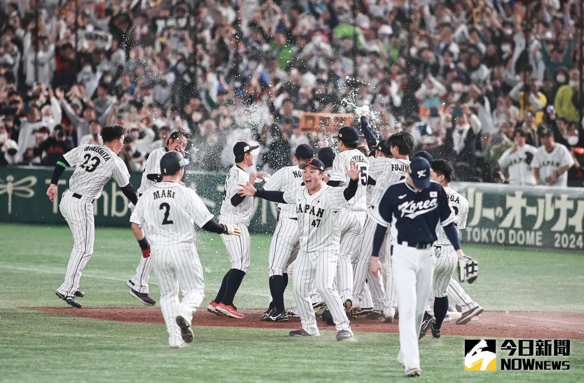 門脇誠再見安打，幫助日本隊擊敗韓國連霸。（圖／葉政勳攝）