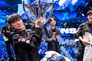 Faker 斬獲《LOL英雄聯盟》世界賽第4冠,針對冠軍造型的選角,他表示是「秘密」。(圖/LOL Esports Flickr) ▲Faker 斬獲《LOL英雄聯盟》世界賽第4冠,針對冠軍造型的選角,他表示是「秘密」。(圖/LOL Esports Flickr)
