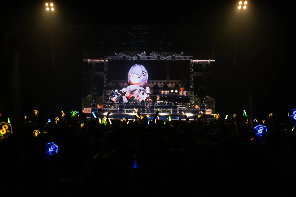 ▲日本虛擬歌手「HACHI」首度來台開唱。（圖／Harry Huang）