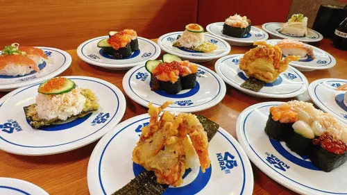 ▲藏壽司「大啖蟹鮭祭」新菜限時開吃。（圖／藏壽司提供）