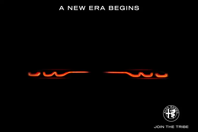 ▲ Alfa Romeo預告新時代即將到來，圖中尾燈是Tonale電動車？ 