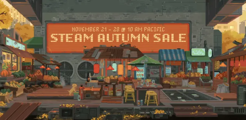 ▲Steam 秋季特賣會將在今（21）日晚間開跑，截至11月28日止，多款遊戲提供特價販售。（圖／Steam YouTube）
