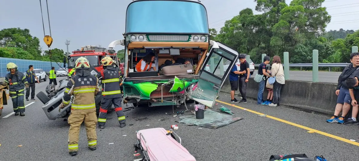 ▲國3南263.8事故。（圖／高公局提供）