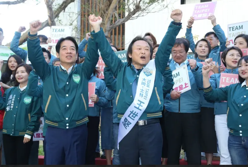 ▲賴清德上午陪同北市立委參選人登記。（圖／記者吳翊緁攝，2023.11.22）
