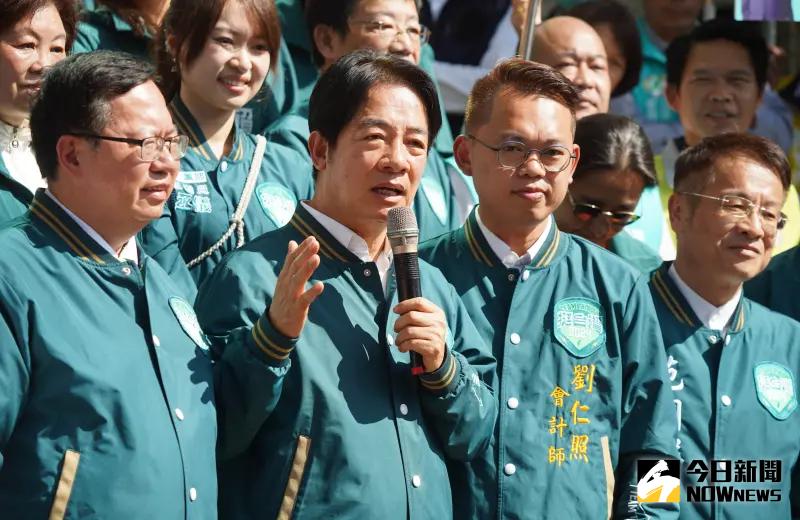 ▲賴清德表示，自己和蕭美琴代表台灣走向信賴台灣的路線，絕對不會走依賴中國的回頭路，會穩健地帶領台灣在複雜的國際情勢中不斷前進。（圖／記者李春台攝，2023.11.22）